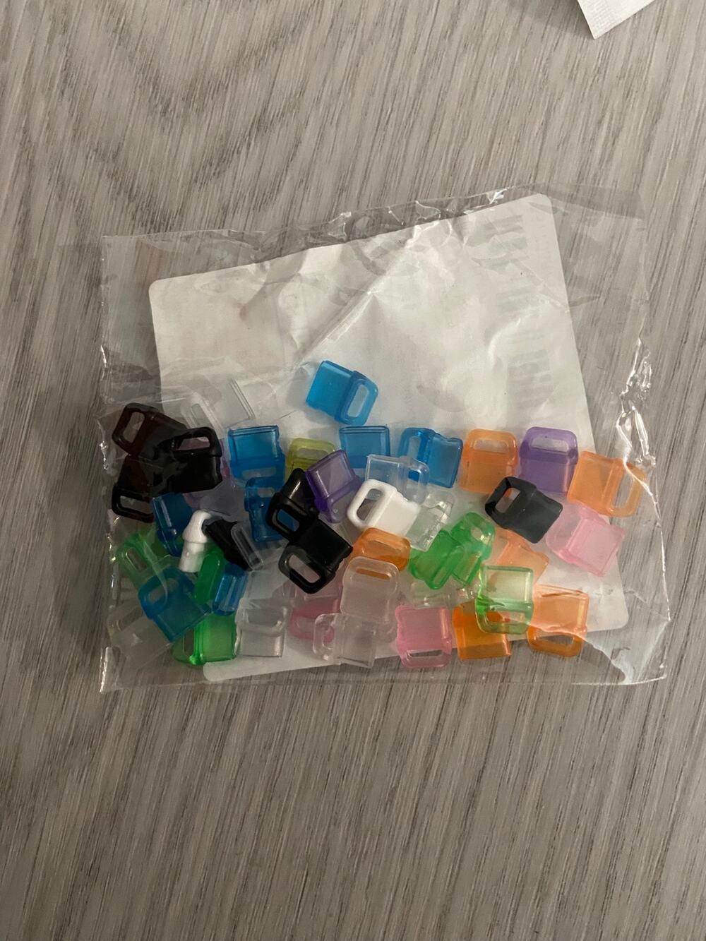 25 Phone plug charm findings assorted colors